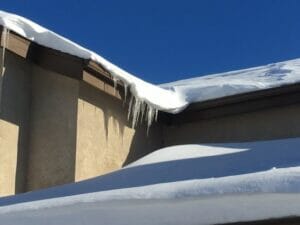 Snow on the roof